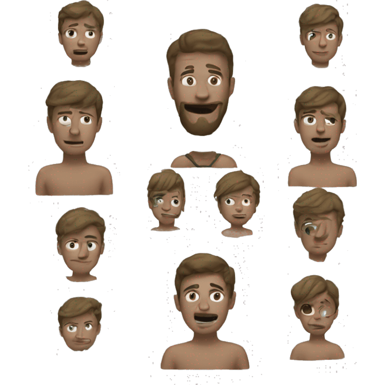 Create emoji which look like I'm showcasing an AI emoji