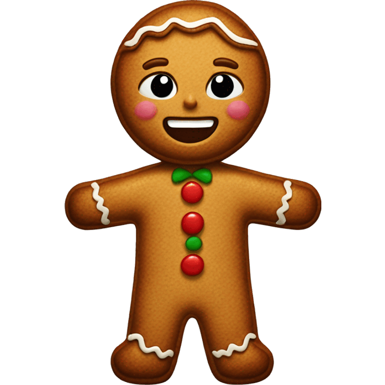 Ginger bread man emoji