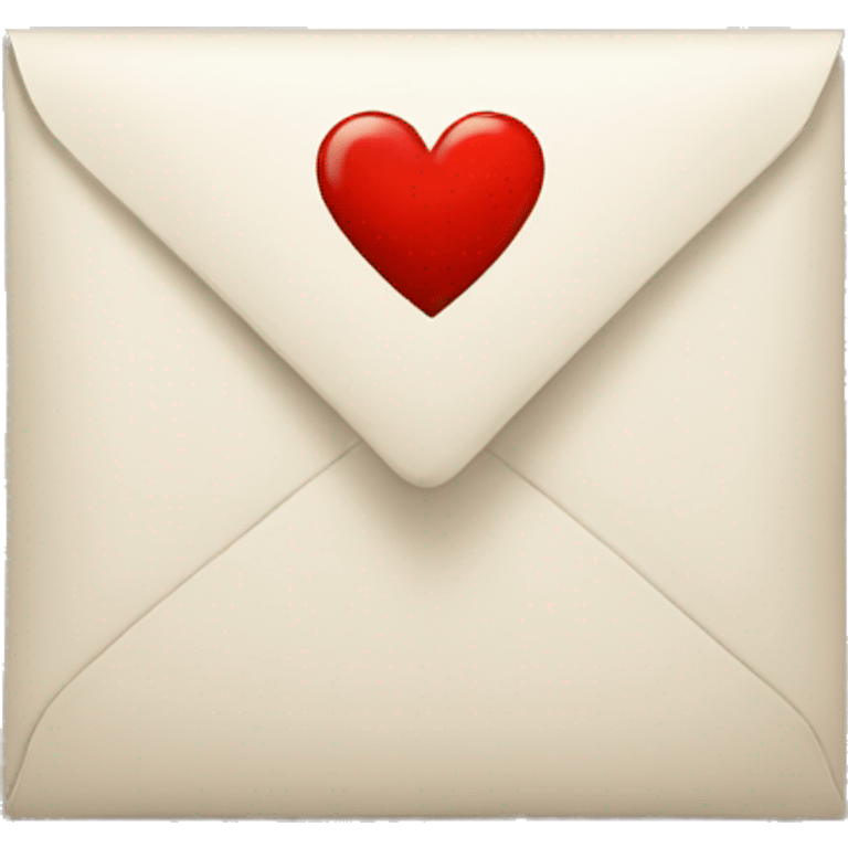 E letter as Heart emoji