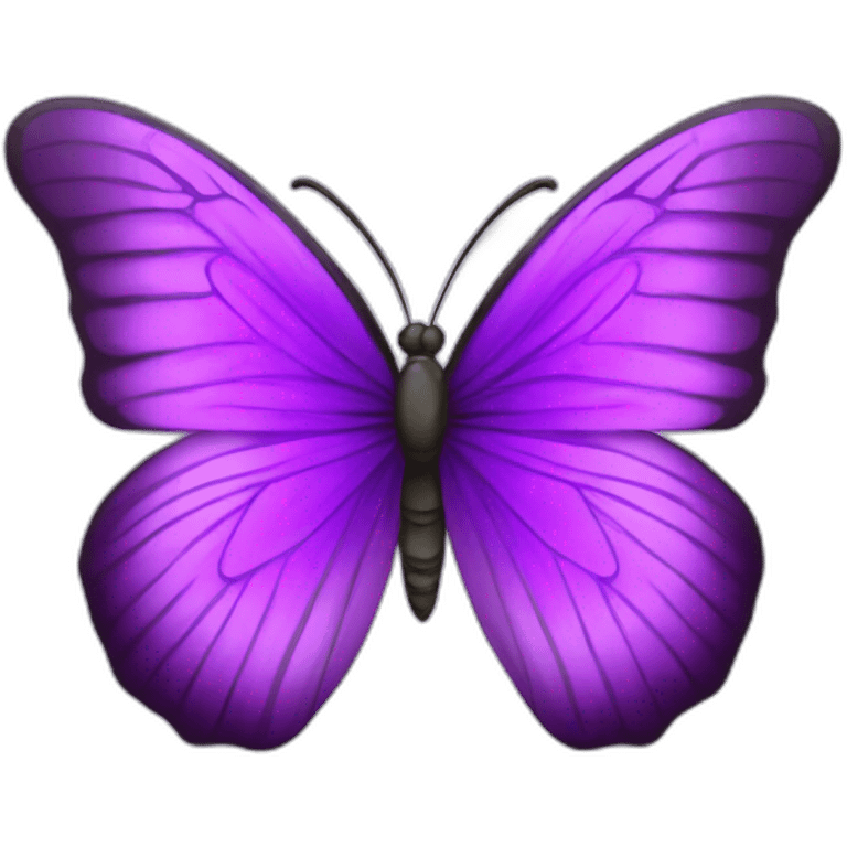 Buterfly purple emoji