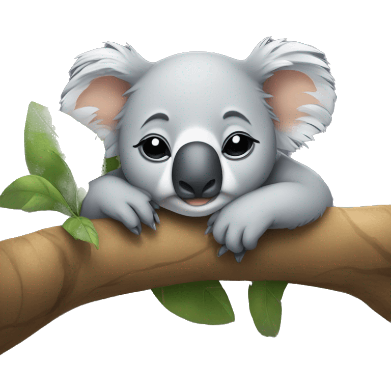 Koala sleeping  emoji