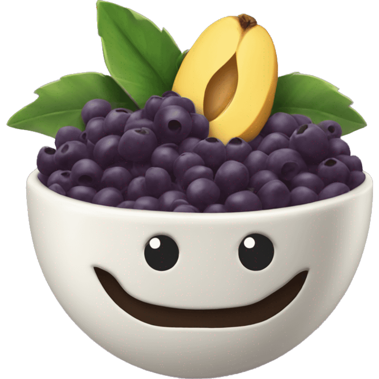 Acai bowl emoji