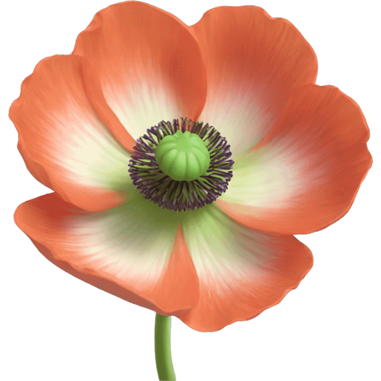 Poppy anemone emoji