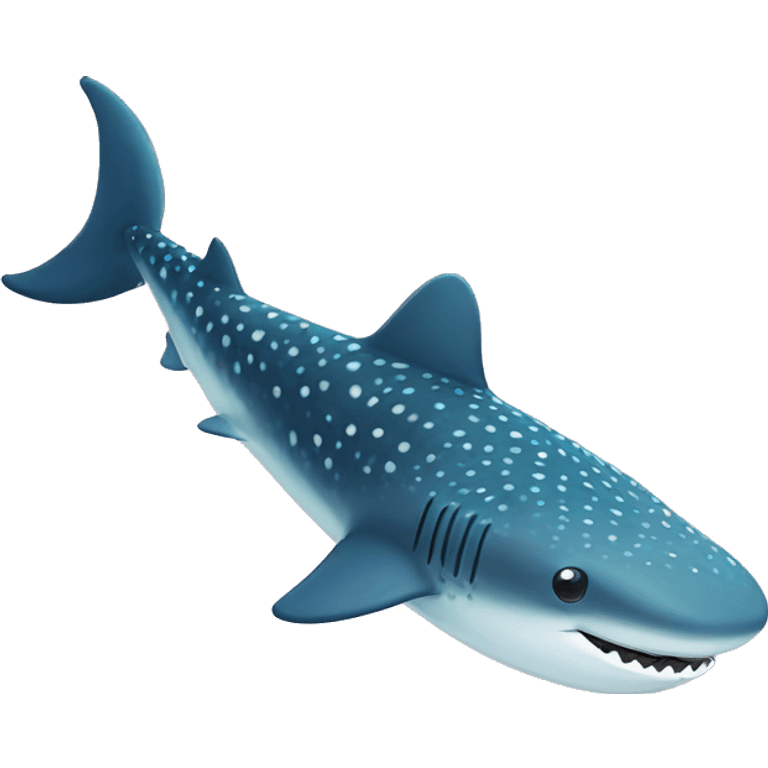 Cute Whaleshark from above emoji