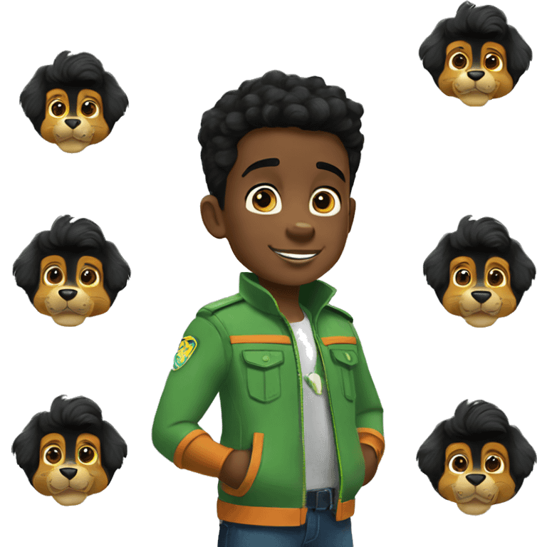 black boy paw patrol emoji