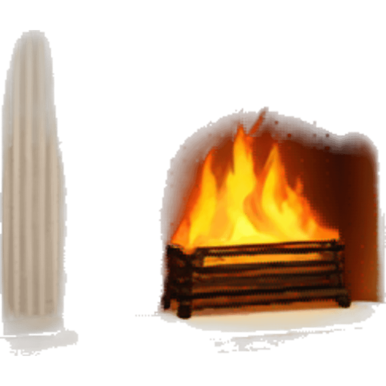 aesthetic fireplace emoji