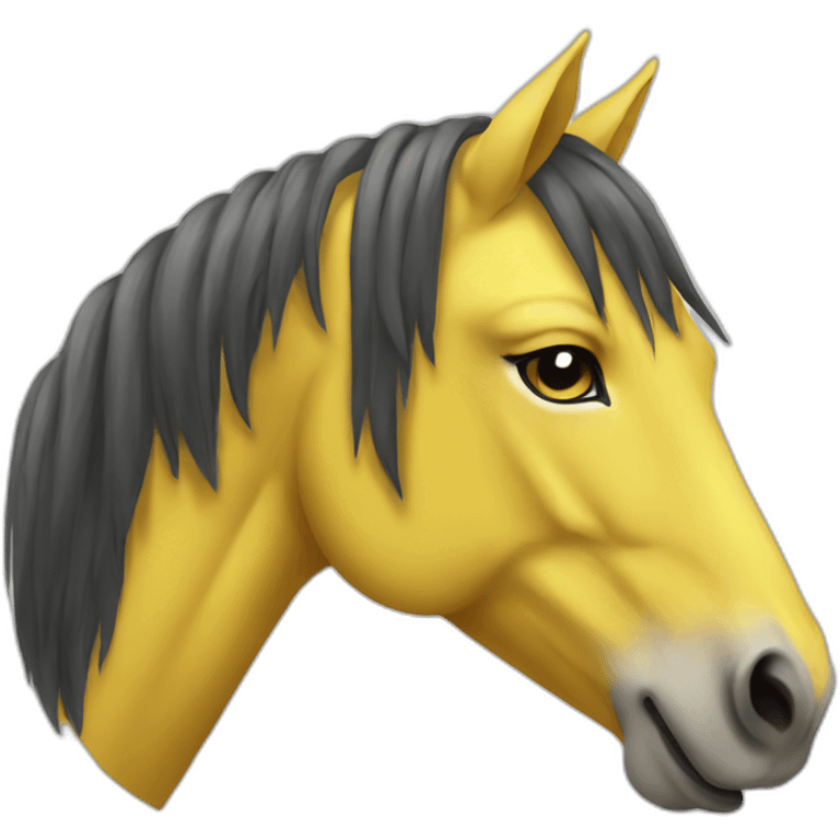 yellow horse emoji