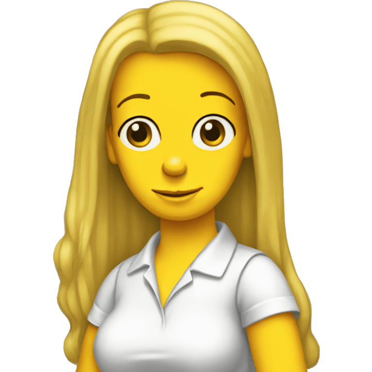 Homer Simpson girl emoji