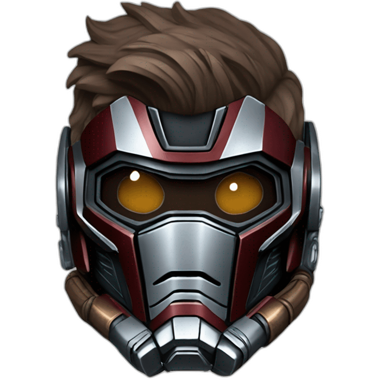 Starlord from guardians of the galaxy mask emoji