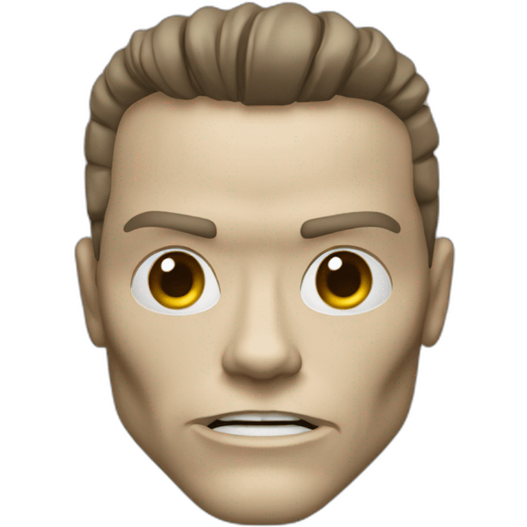 Terminator 3D character emoji