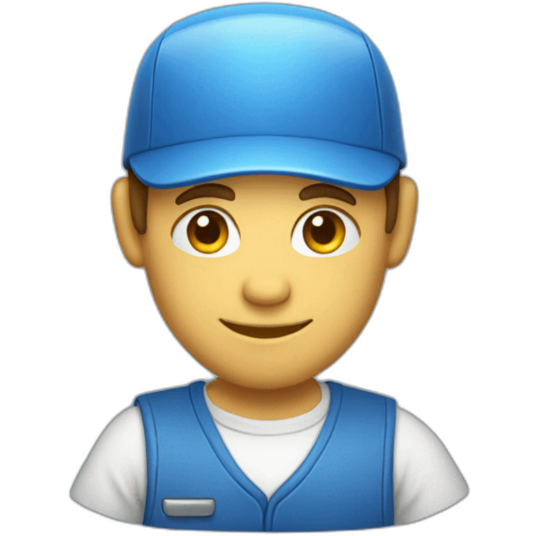 blue car mechanic emoji