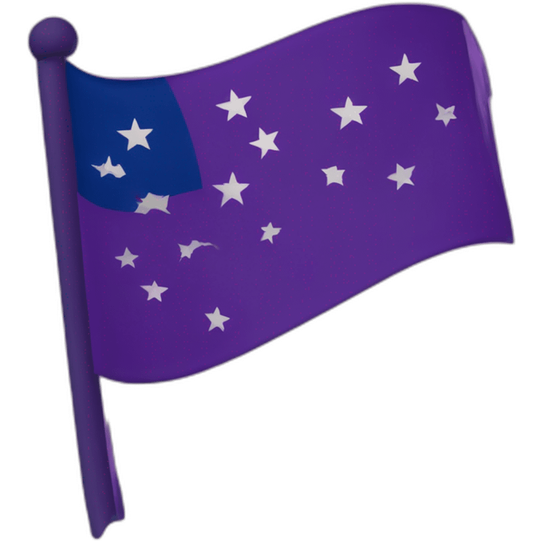 bandera violeta emoji