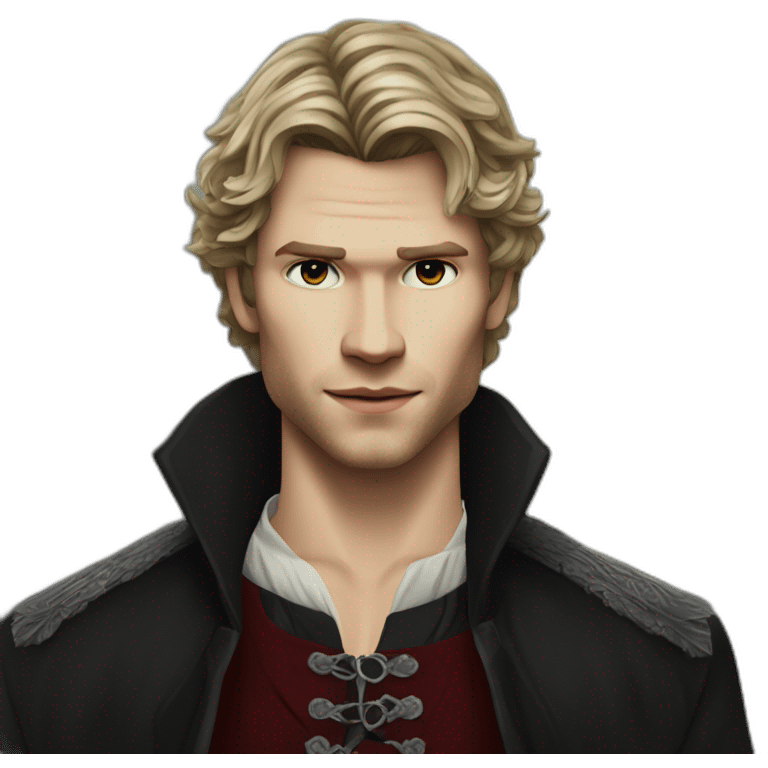 Klaus mikaelson realistic detailed emoji