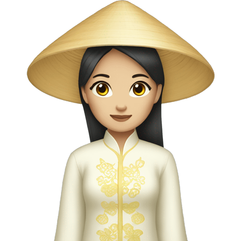 Vietnamese ao dai emoji