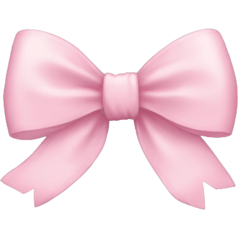 light pink bow emoji