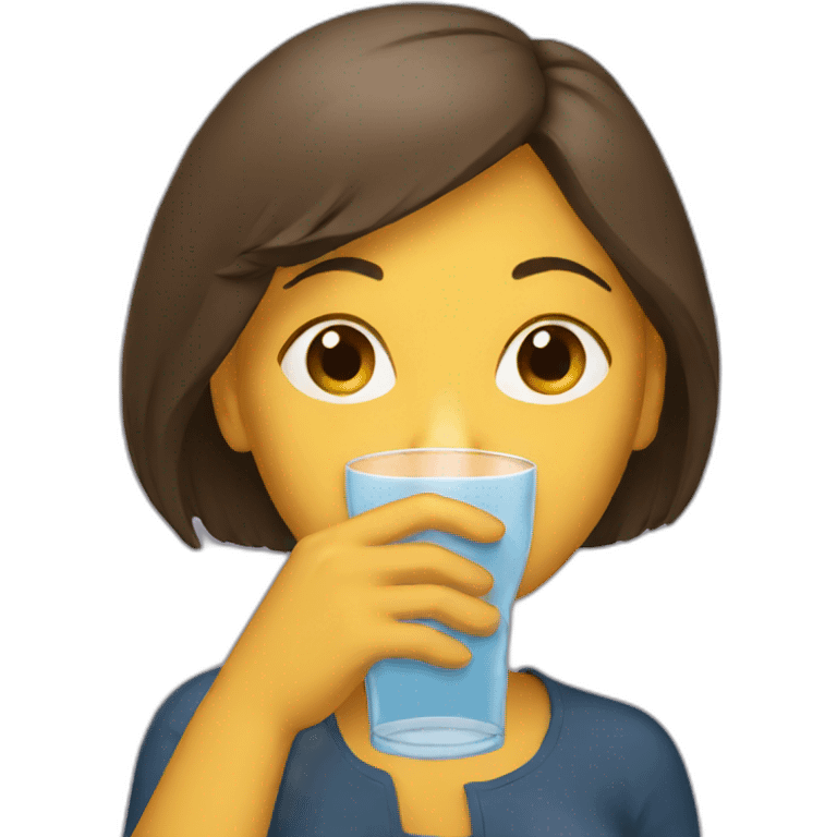 women drinking emoji