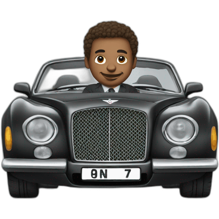 Man in a bentley emoji