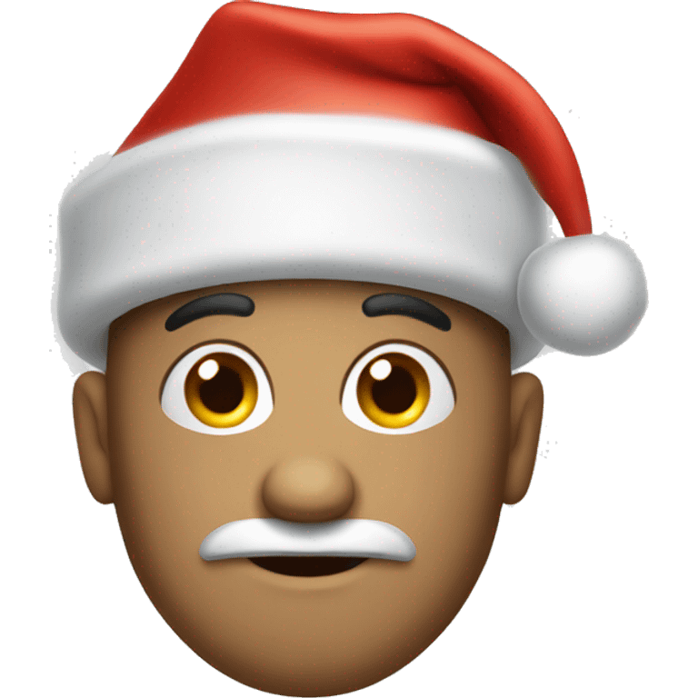 xmas santa hat emoji