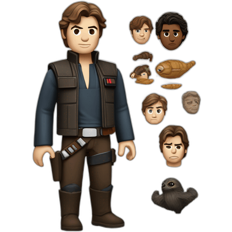 han solo star wars emoji