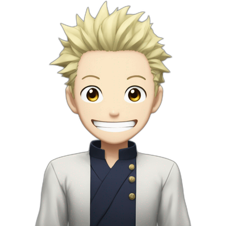 Satoru gojo from jujutsu kaisen laugh emoji