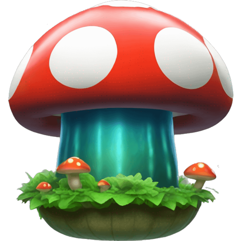 Mario-style Mushroom Submarine emoji