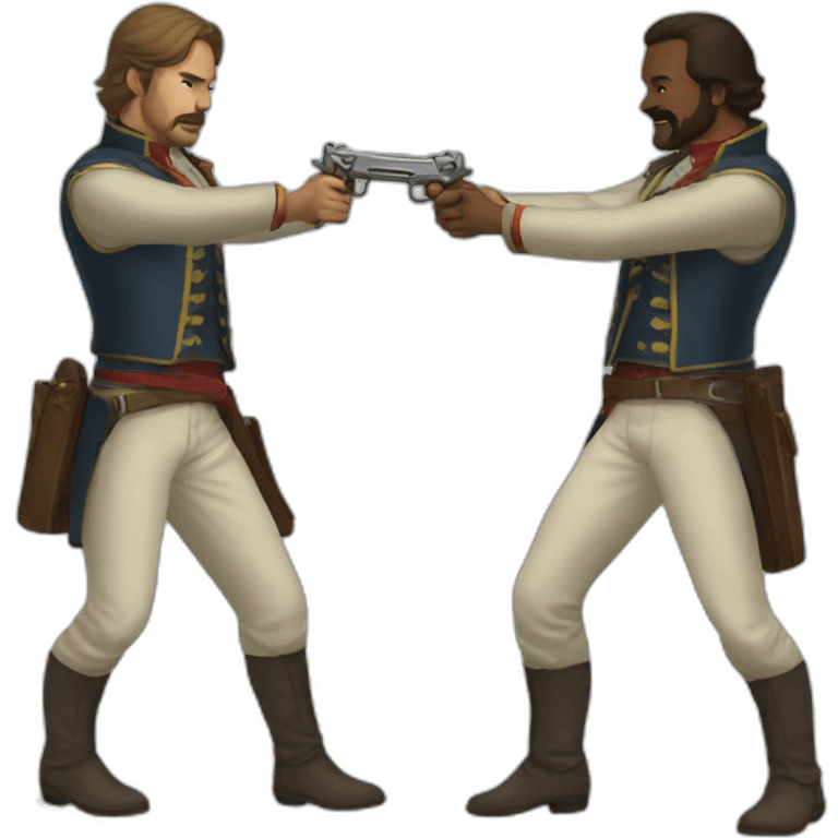 duel-with-pistols emoji