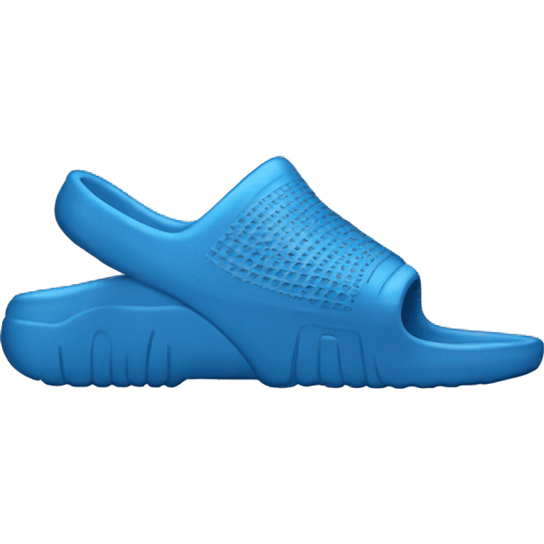 blue yeezy slide emoji