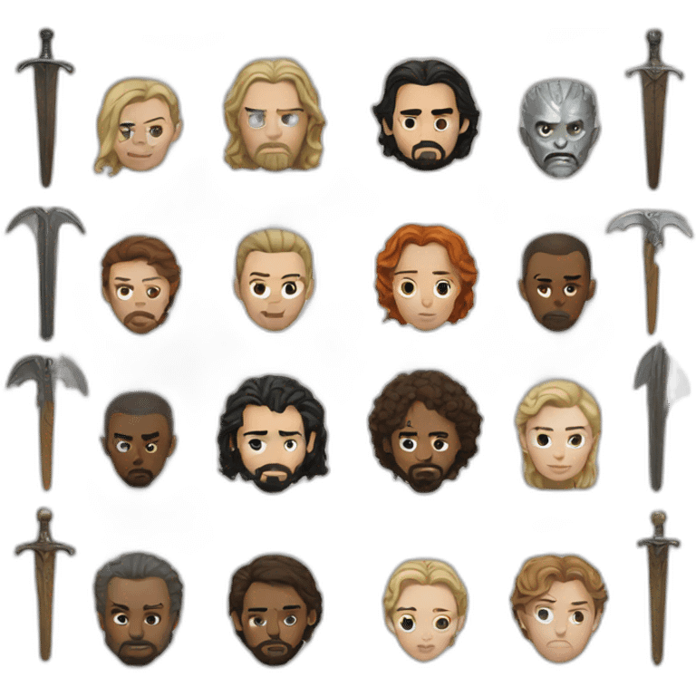 Game of thrones emoji