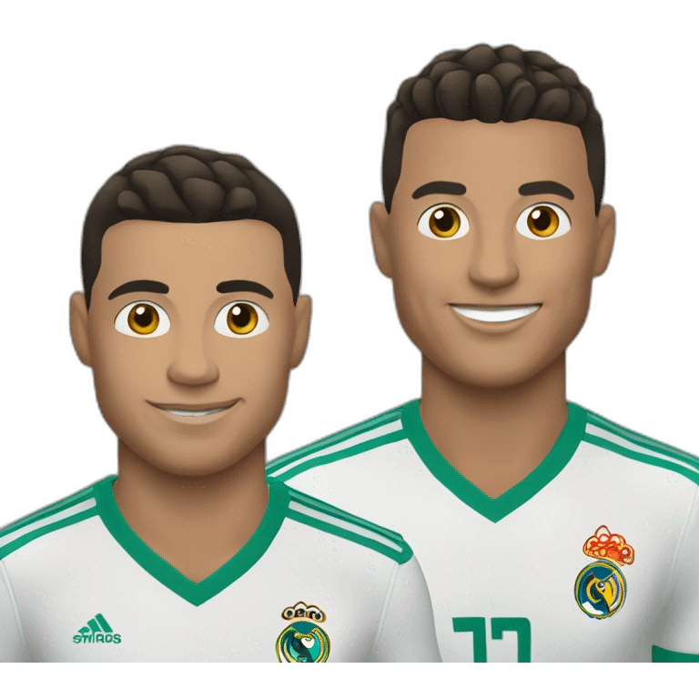 Ronaldo and messe emoji