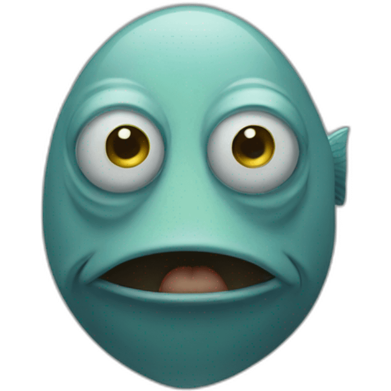 Fish man emoji