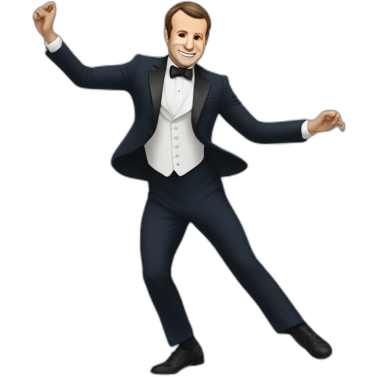 Macron qui danse emoji