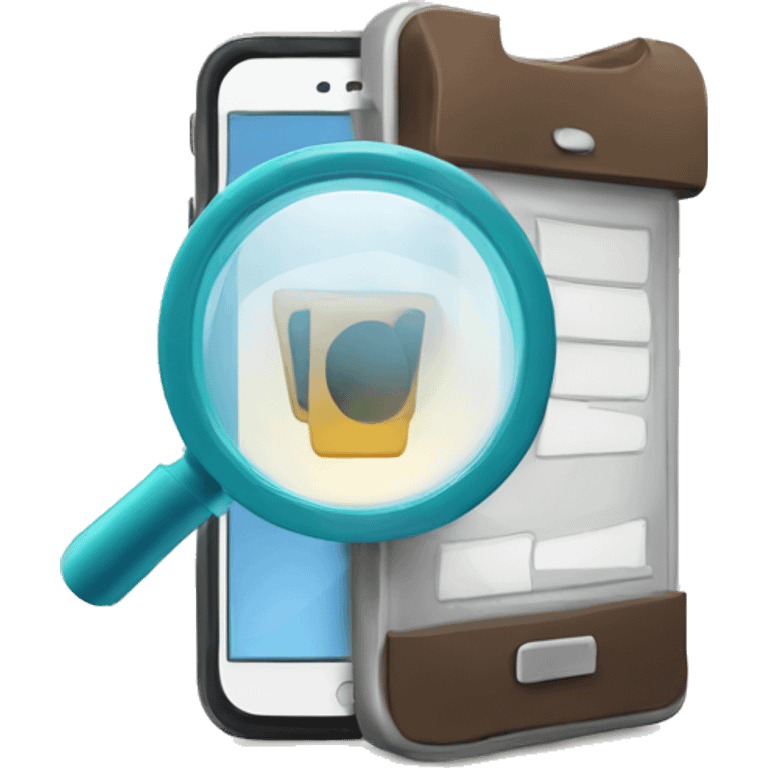 device search mobile app icon emoji