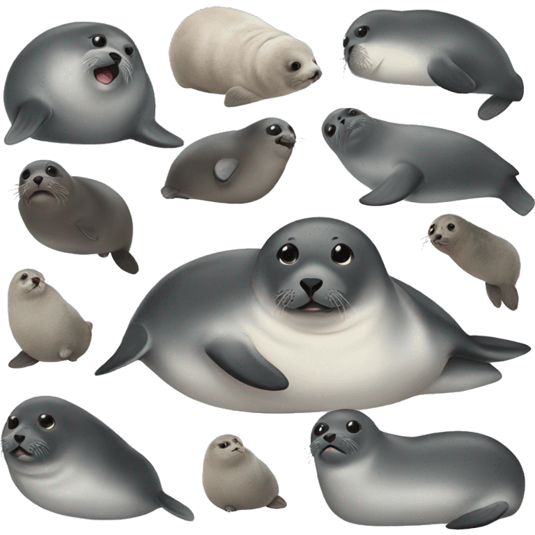 Fat fat seal emoji