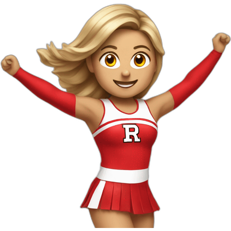 Rutgers Cheerleader emoji