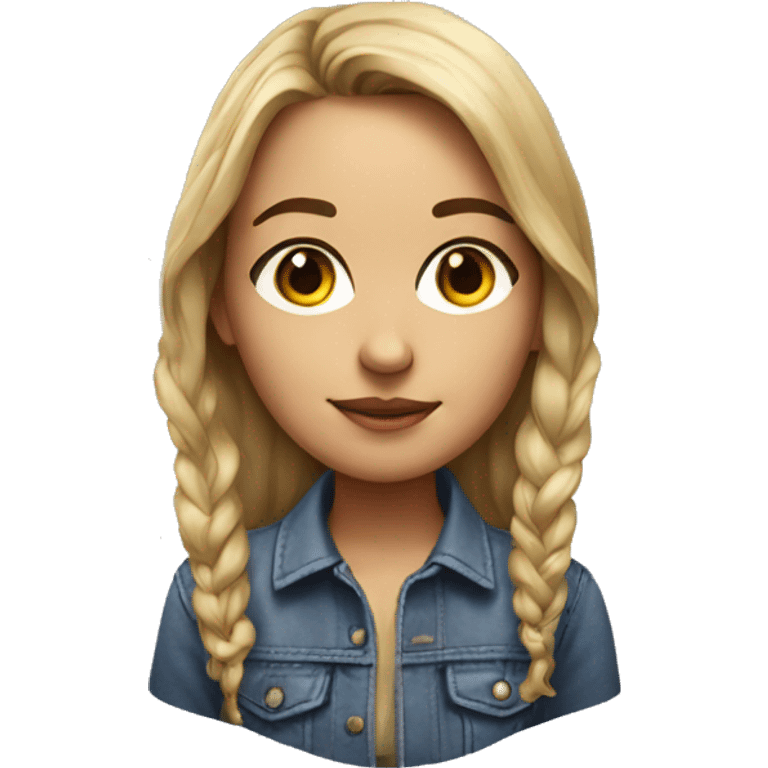 realistic portrait of a girl emoji