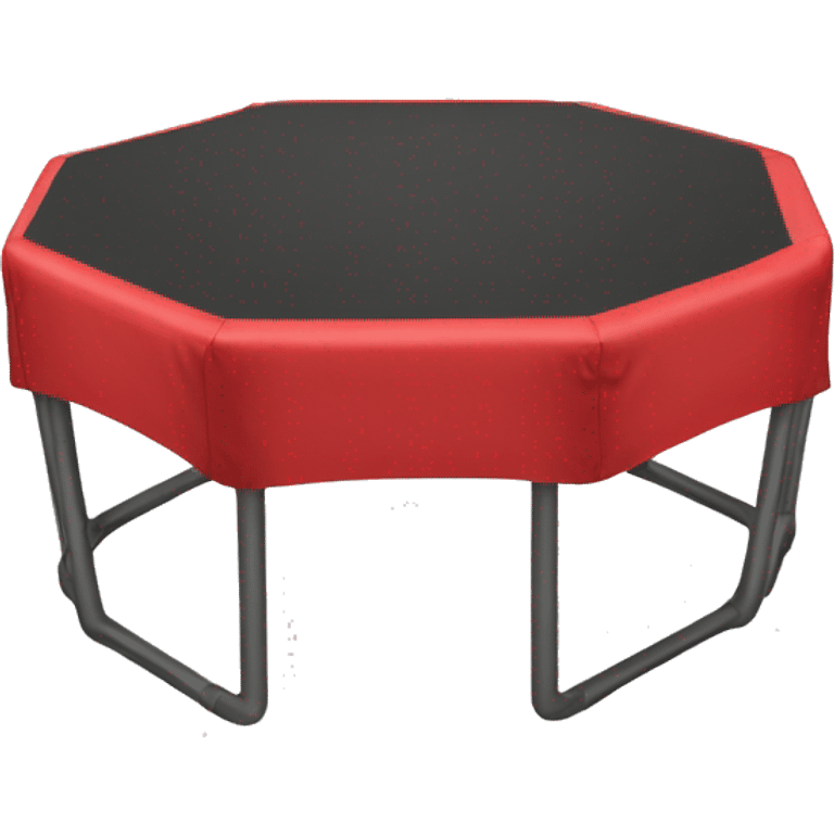 MINI TRAMPOLIN HEXAGONAL ROJO emoji