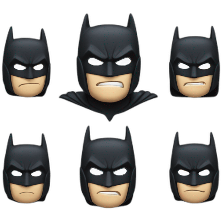 batman showing like emoji