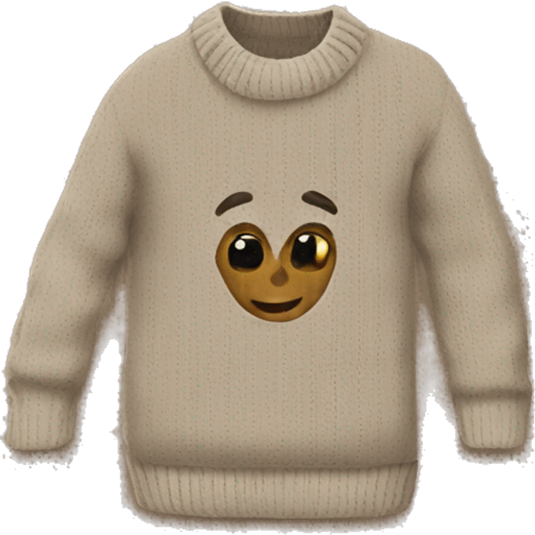 neutral sweater emoji