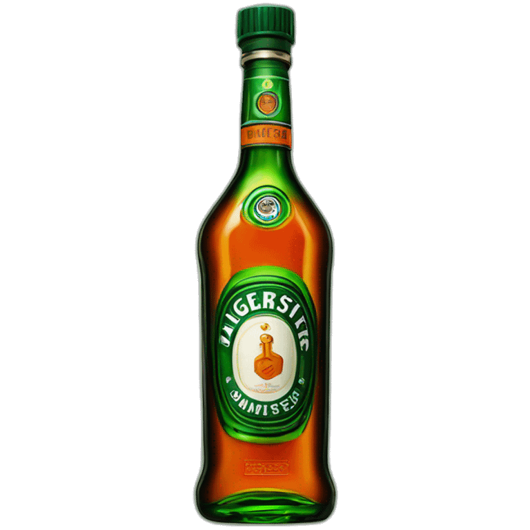 "Jägermeister bottle." emoji