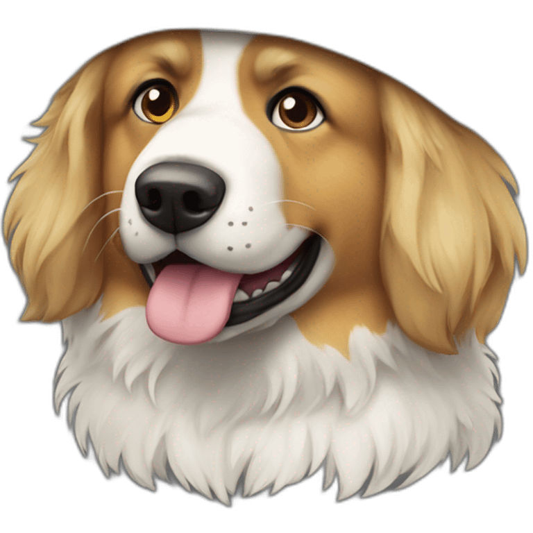 Pyrenees mountain dog White pirate costum emoji