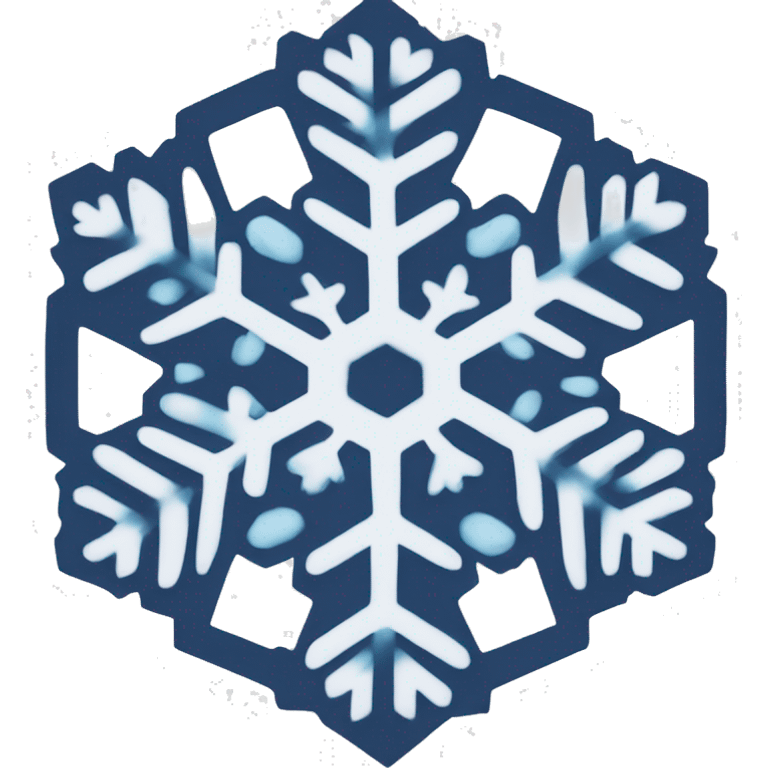 Trible snowflake emoji