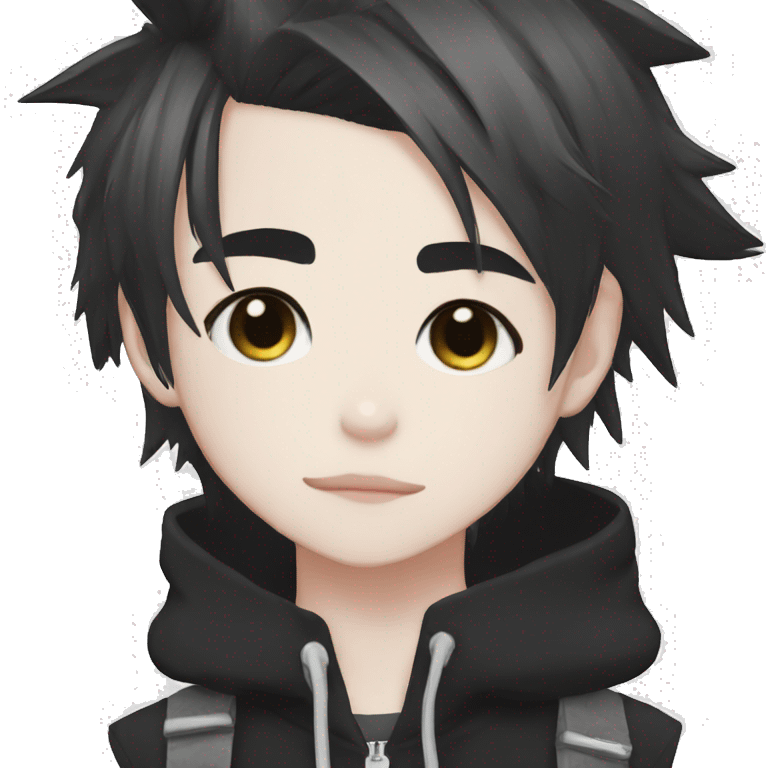 Cute Edgy Attractive Anime Punk Catboy emoji