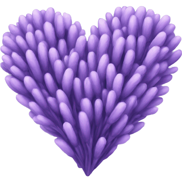 lavender heart emoji