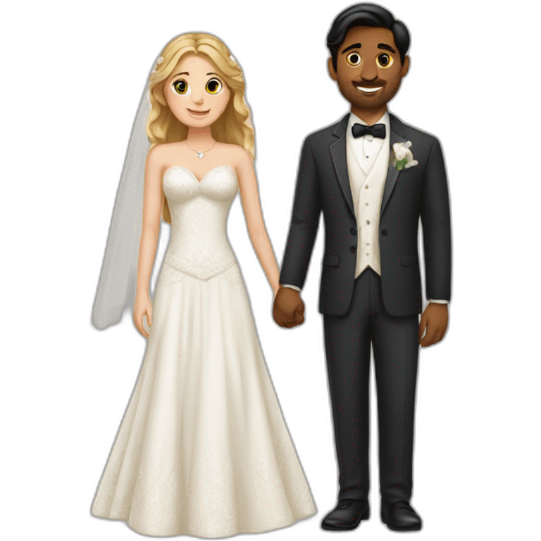 White women marrying indian men emoji