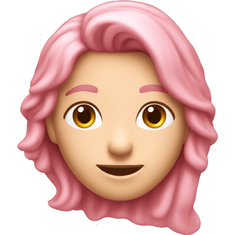 un cuore di colore rosa antico emoji