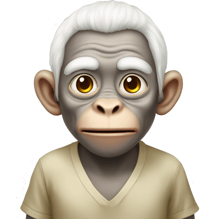 monkey money albino emoji