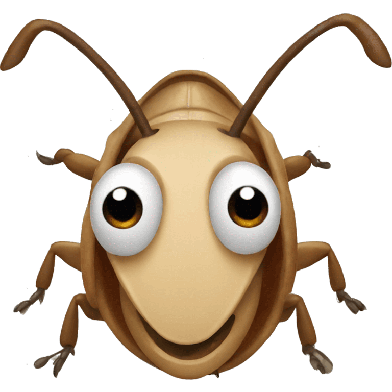 Surprised roach emoji