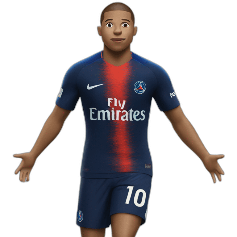 Mbappe qui boit emoji