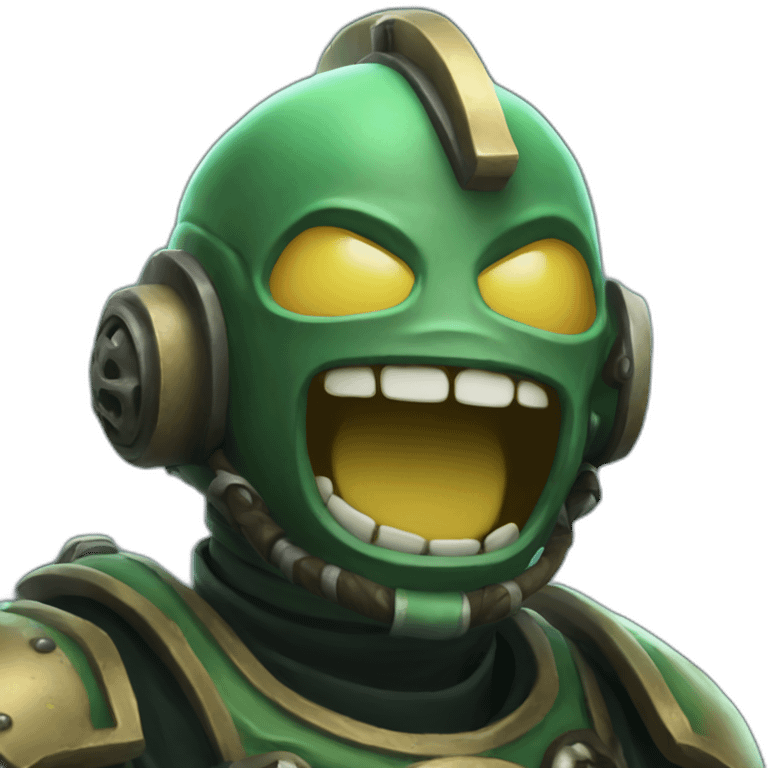 Plague marine laughing emoji