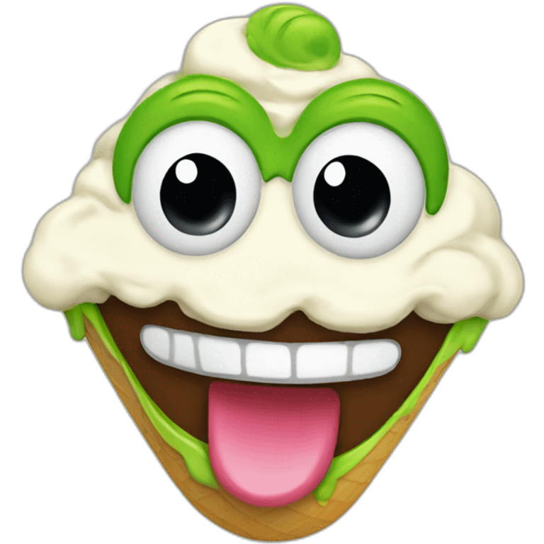 pepe icecream smile emoji